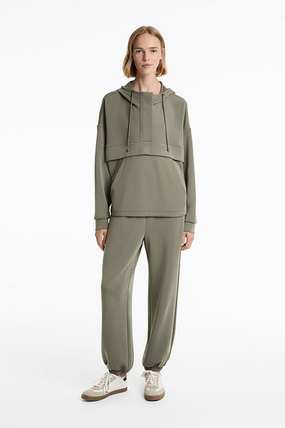 Oysho Soft-touch sweatshirt with modal and zip