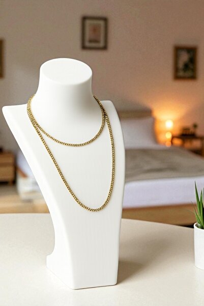 ceatly Бял пластмасов стенд за колиета 20 см – Стенд за излагане на бижута