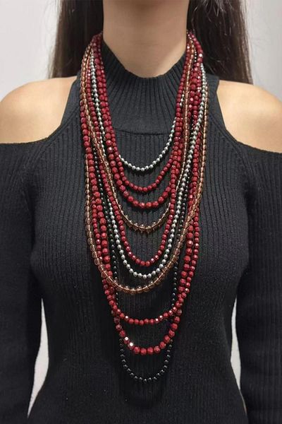 New Obsessions Multi-Layer Elegant Beaded Women's Necklace