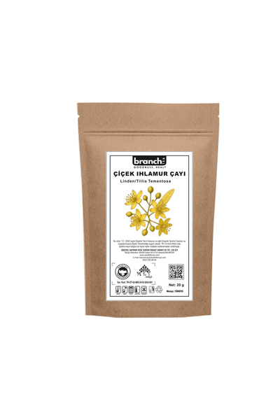 branch Organik Doypack Çiçek Ihlamur (Linden/Tillia Tementosa) Çayı