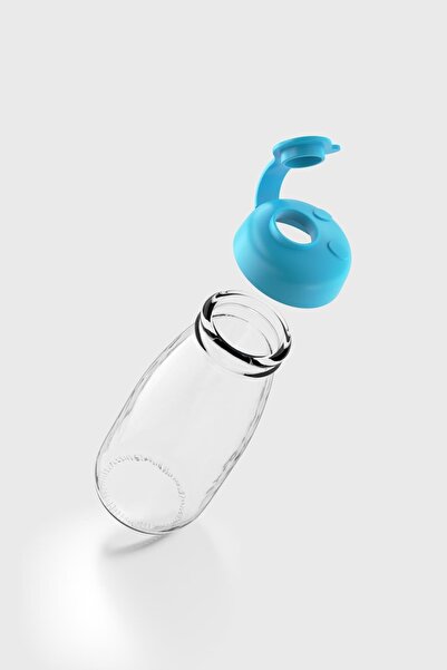 Renga Milky Kids 250 ml Glass Bottle 181011 Turquoise