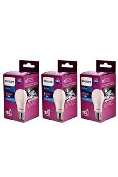 Philips MyCare LEDBulb 13W E27 6500K Ampul - 3 Adet