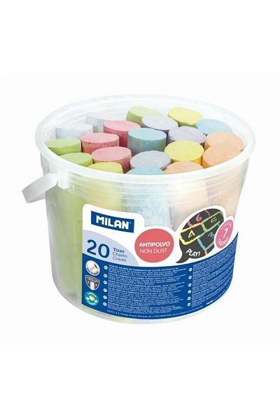 Milan Asphalt chalk set 20
