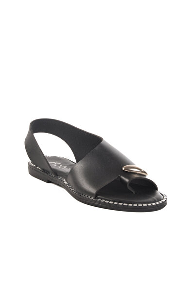 AYK'S Sandale negre de damă Hobim 102 Z