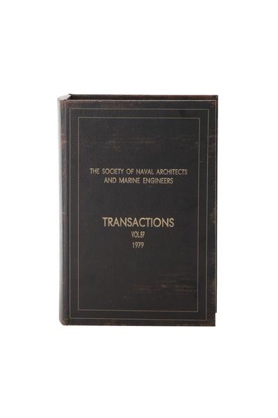 Mudo Home THE SOCIETY OF NAVAL KİTAP KUTU 19X7X27CM