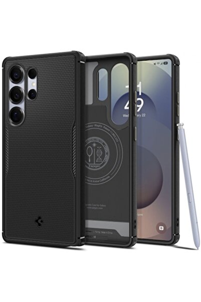 Spigen Θήκη MagSafe για Samsung Galaxy S25 Ultra S938, Mag Armor, Μαύρη ACS08913