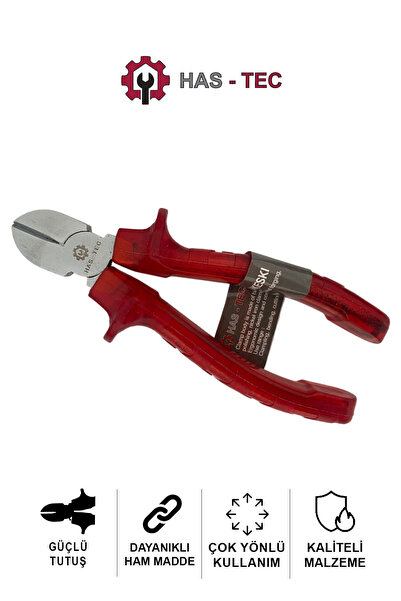 HAS-TEC Yankeski 6" (160mm) | Şeffaf Plastik Kaplamalı Çelik, Keskin ve Dayan...