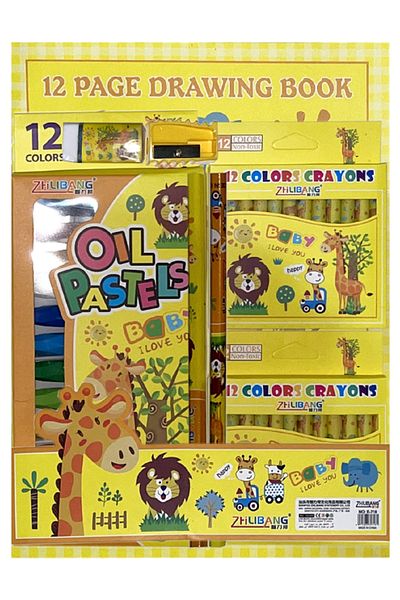 Generic Set Of Oil Pastel 6 Pieces