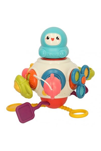 Bibi-Inn Jucărie interactivă pentru bebeluși 8 în 1 Montessori Rocket