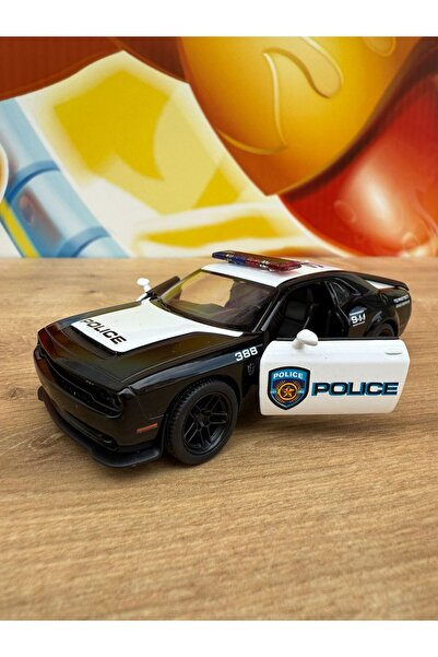 scntoys 2023 Dodge Challenger Srt Demon 170 Diecast Polis Arabası Çekbırak Ka...