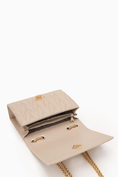 Levidor 930075 Çanta Vizon Kadın Omuz Çantası