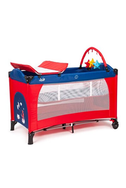 Juju Pat pliabil pentru bebeluși cu 2 niveluri - Sleepy Baby, Unicorn