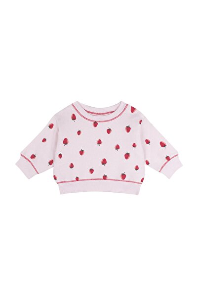 Antebies Strawberry Sweatshirt Pants Set