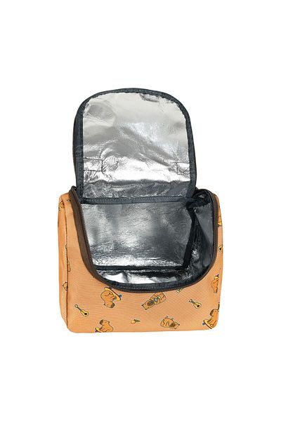 JaspEAdo Orthopedic Capybara Children's School Bag Thermal Nutrition and Pen Holder Set