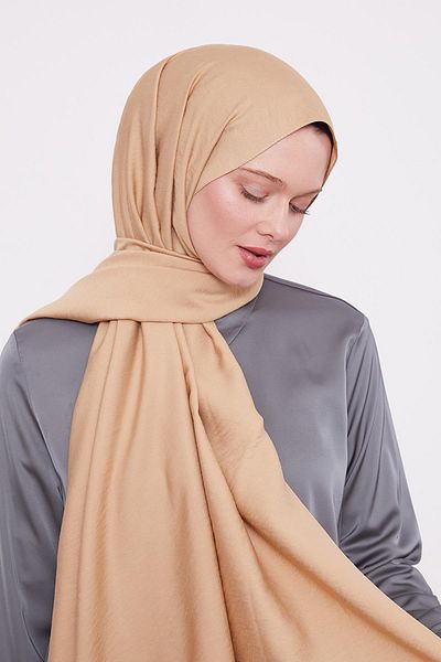 Levidor Camel Leola Plain Shawl
