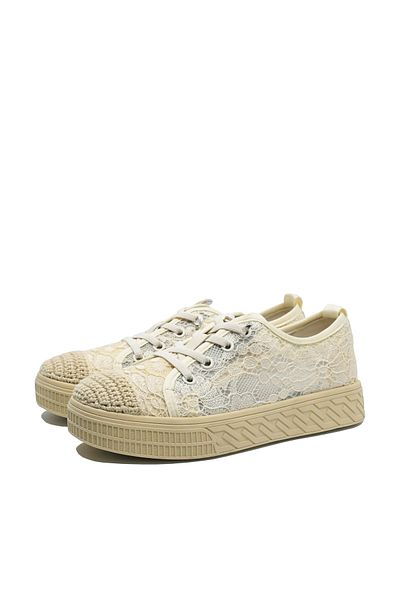 FORMAZIONE Elegant Lace Casual Shoes FNX 23 Y 209 White