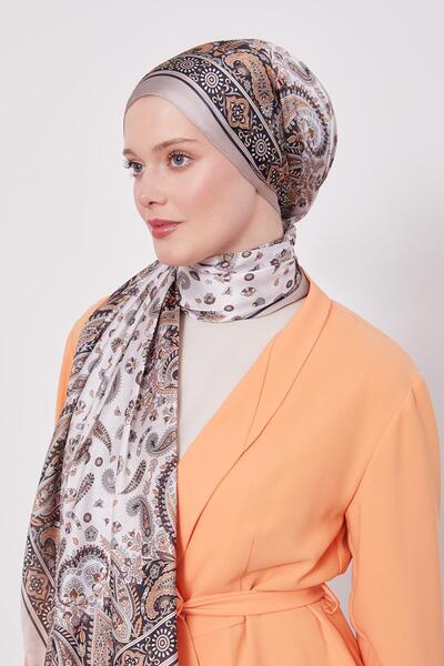 Levidor A.Mink Μικτό Λουλούδι Ινδικό Μεταξωτό Σάλι