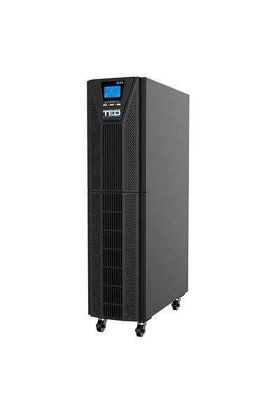 TED Electric UPS online 6kVA 6kW cu dublă conversie, management SCADA, integrare, date și industrie TED004000