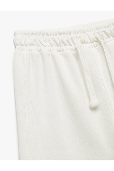 Koton Raised Waist Tie-Up Cotton Basic Sweatpants