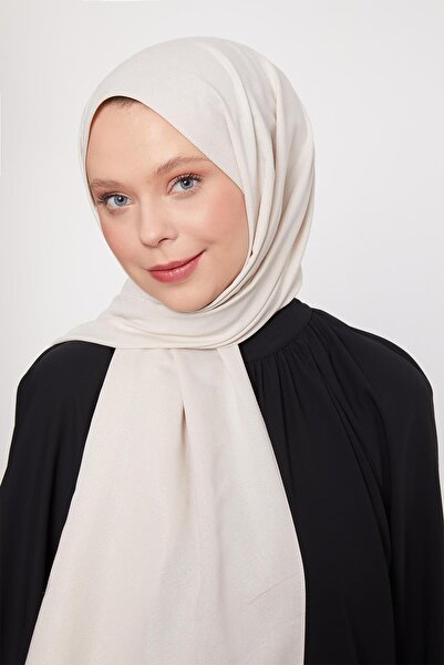 Levidor Ekru Saly Abiye Şal