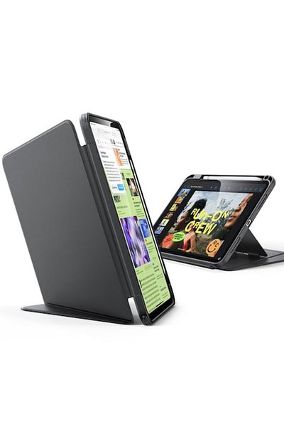 Modo Husa pentru iPad Air 13 2024/Air 13 2025, U46, Piele ecologica, Black