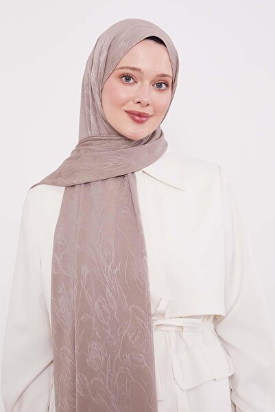 Levidor Σάλι ζακάρ Κάπρι με αφηρημένο σχέδιο τουλίπας K.Mink