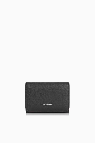 CENGİZ PAKEL Cengiz Pakel Small Size Magnet Women's Wallet/Portfolio – 65297 - Black/Red