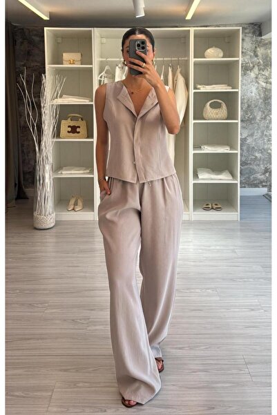 LUUNA STORE بدلة قماشية - حجر