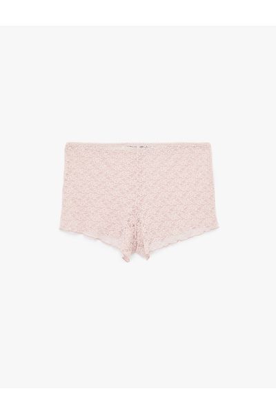 Koton Mini pantaloni scurți din dantelă Partea de jos de pijama