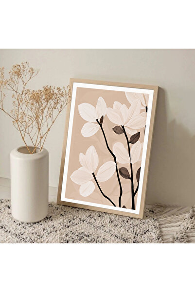 Dekorsiahome Τραπέζι σαλονιού κουζίνας με ξύλινο πλαίσιο μονοκόμματο BJSE TK1377