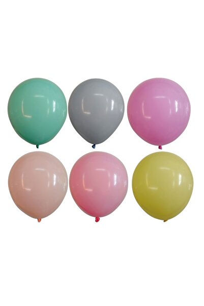 SDX Market Set de 100 de baloane din latex, multicolore pastelate, 25 cm