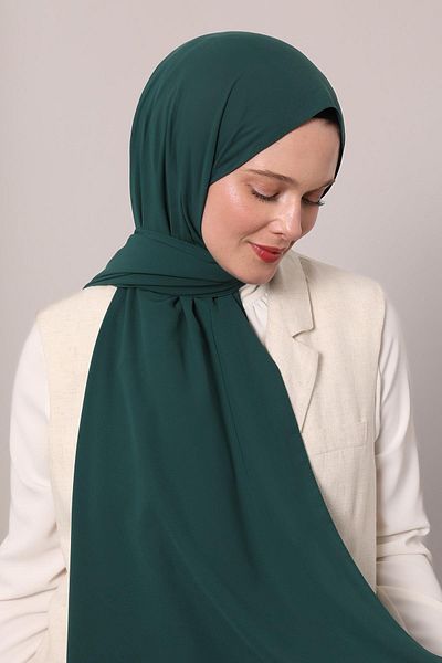 Levidor Grass Green Plain Medina Silk Shawl
