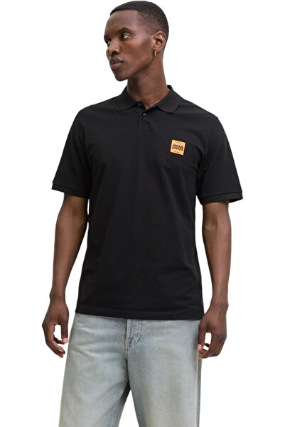 Jack & Jones Tricou JACK &JONES Brandy Polo SS - 12287226-Black