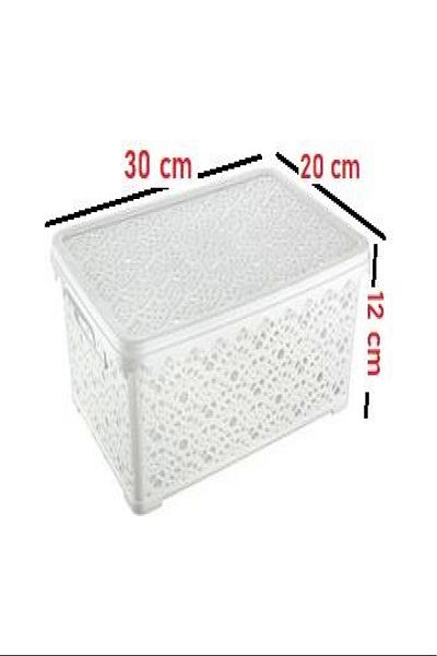 PRATİKOBA Large motif covered box royaleks-tim136