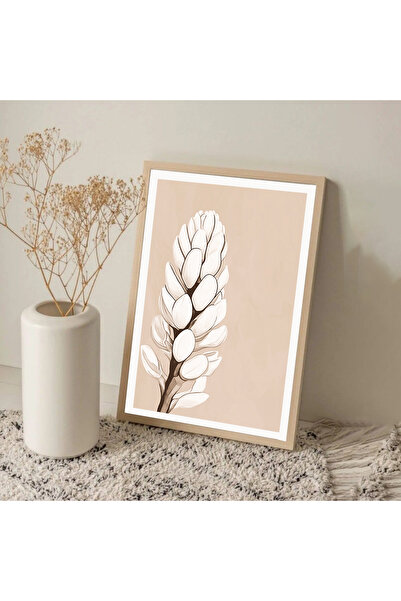 Dekorsiahome Τραπέζι σαλονιού κουζίνας με ξύλινο πλαίσιο μονοκόμματο BJSE TK1428