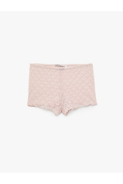 Koton Mini pantaloni scurți din dantelă Partea de jos de pijama