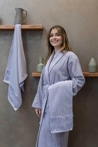 Denia Home Textile Bath Towel Set of 2 |   Palm |