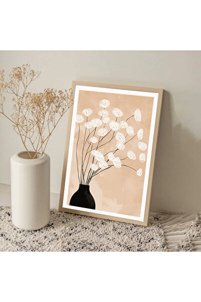 Dekorsiahome Masa dintr-o bucată cu cadru din lemn pentru sufragerie, sufrage...