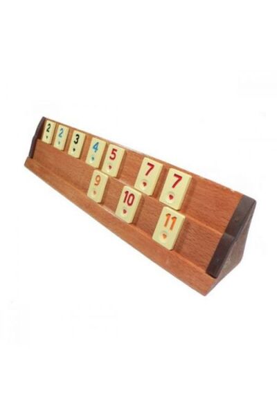 OEM Rummy game made of solid wood and high-quality plastic pieces