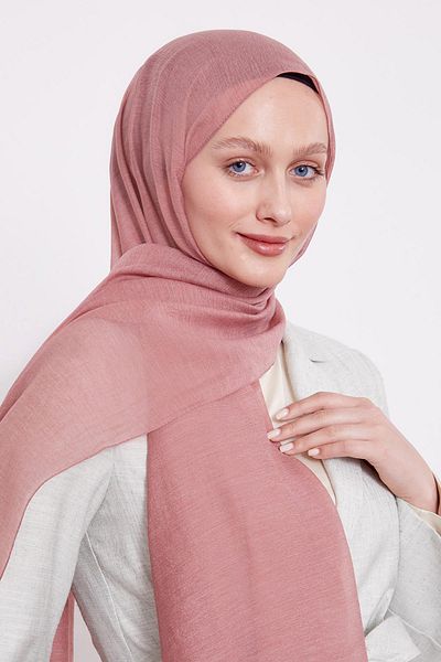 Levidor Dusty Rose Arlyn Plain Shawl