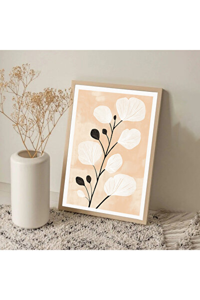 Dekorsiahome Masa dintr-o bucată cu cadru din lemn pentru sufragerie, sufrage...