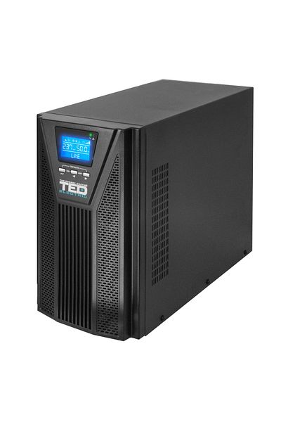TED Electric UPS online 3000VA 2700W, LCD, 4 Schuko, Management, Centre de date și echipamente industriale TED003997