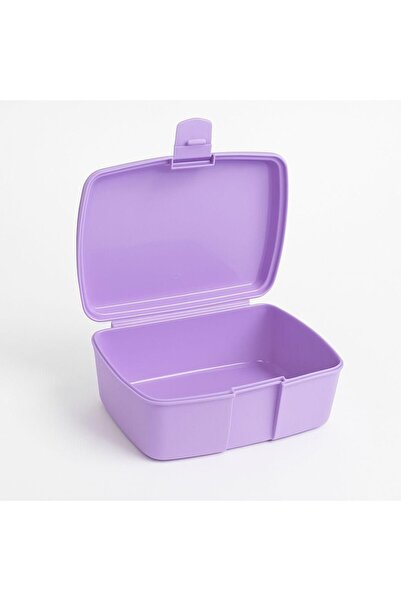 Bayev Cat 2-Piece School Lunch Set Lunch Box - Purple Lunch Container and Water Bottle Set