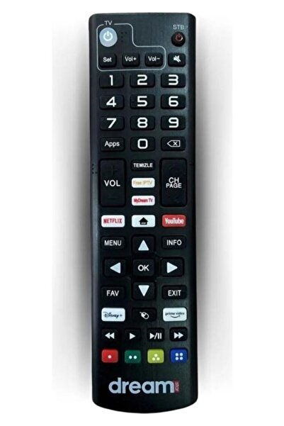 Dreamstar I1-I3-W2 Yedek Kumanda