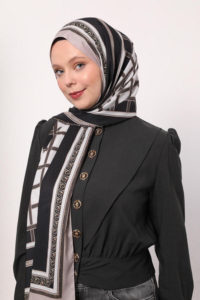 Levidor A.Mink Leaf Pattern Love Shawl
