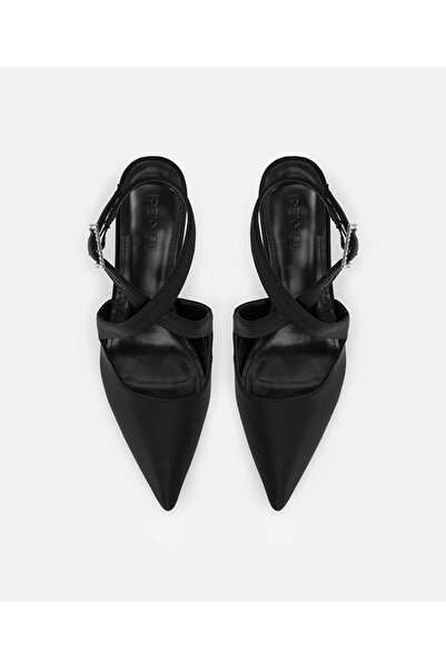 İpekyol Kristal taşlı çaprak bantlı topuklu ayakkabı