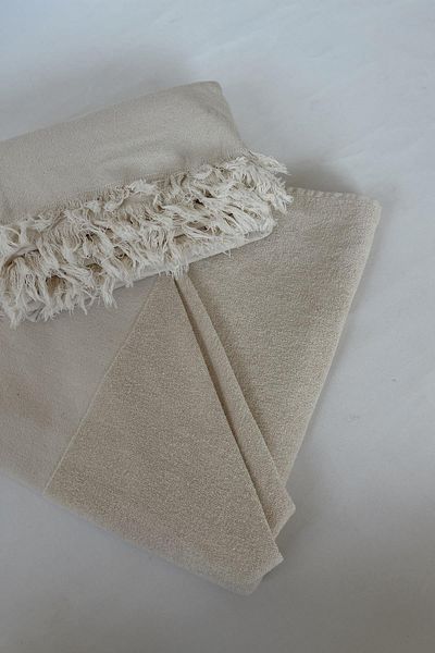 MJAMASS Natural Double Sided Beach Towel