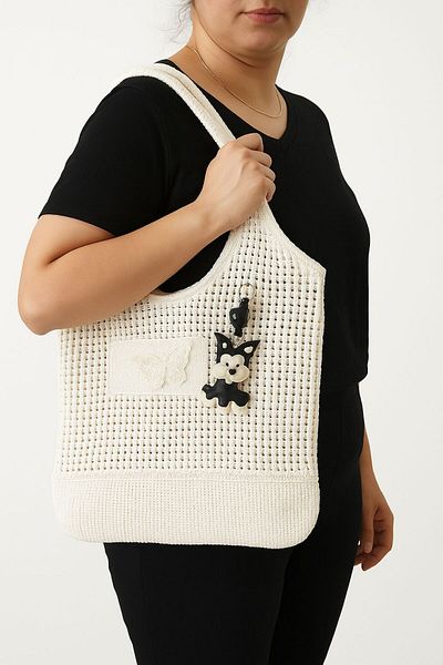 AYSE AGDAS Knitwear Braided Bag
