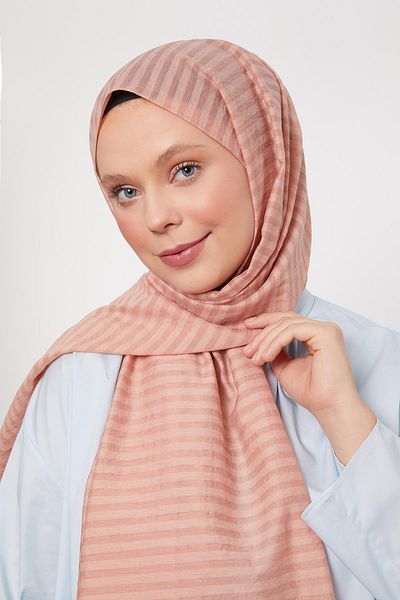 Levidor Light Powder Striped Shinga Shawl