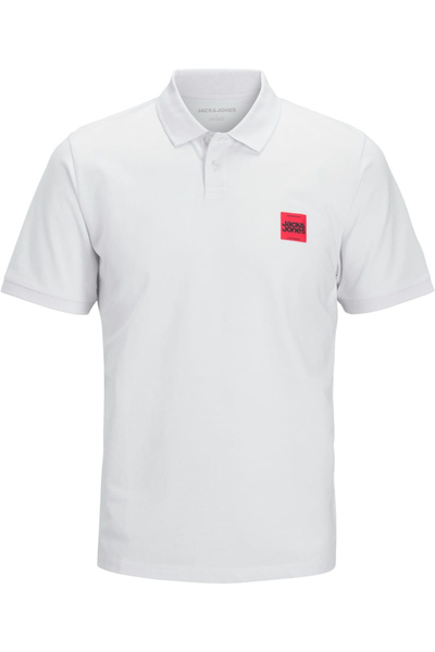 Jack & Jones Tricou JACK &JONES Brandy Polo SS - 12287226-White